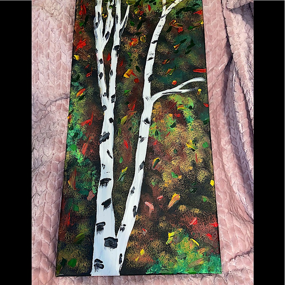 Self Painted- Oil and Acrylic- “NH Trees”